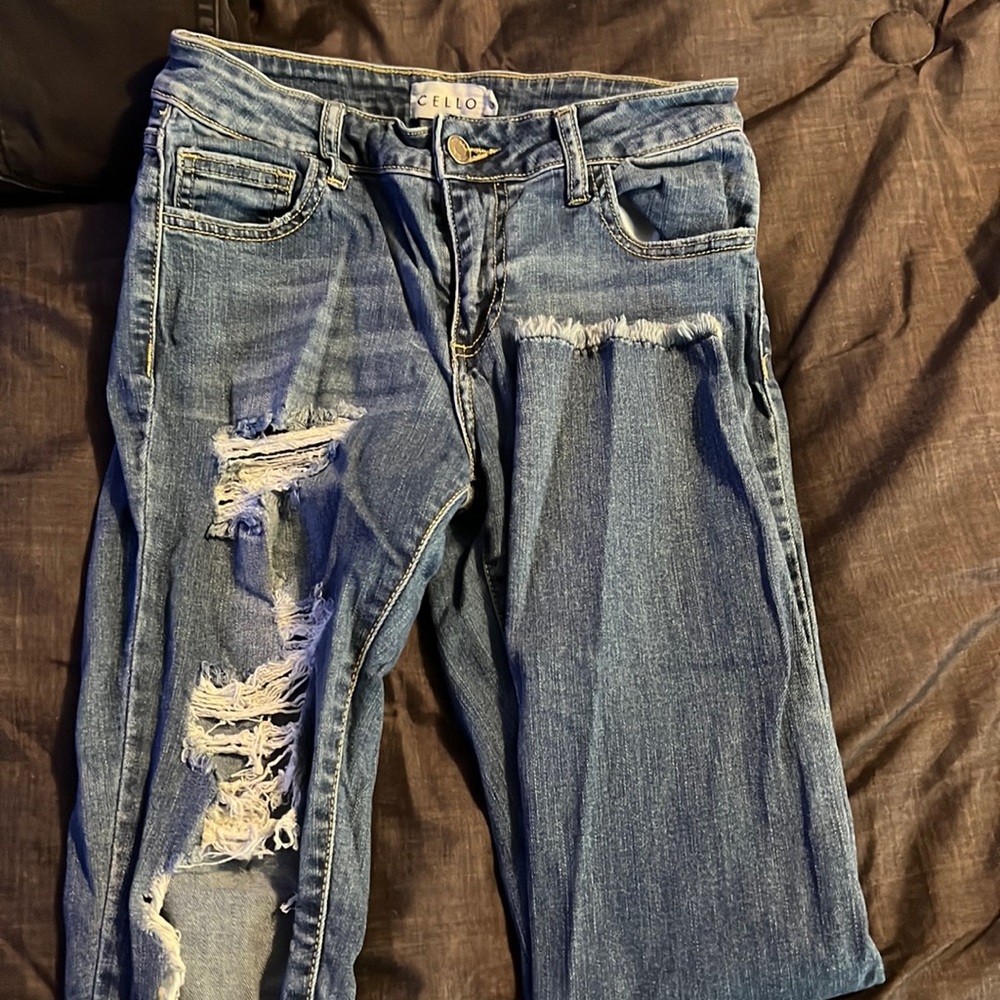 Size 3 ripped jeans